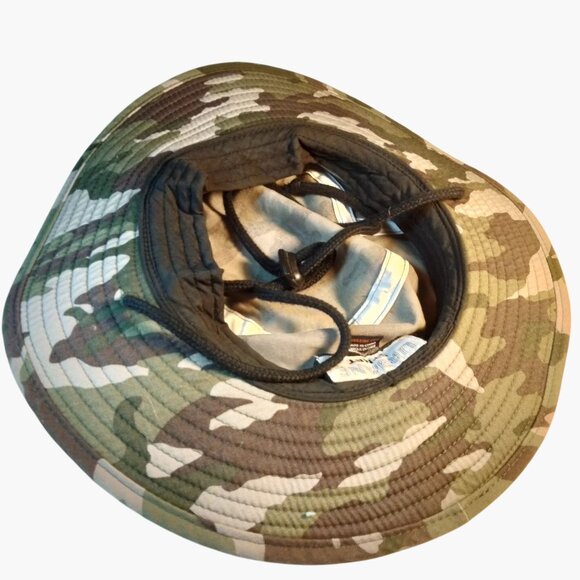 Urbane Camouflage Boonie Hat Steamboat Springs Colorado Camo Strap Youth 22 inch - Picture 7 of 8